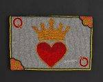 Queen of Hearts Beaded Clutch