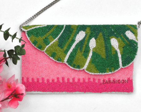 WATERMELON BEADED BAG