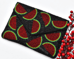 WATERMELONE BEADED BAG