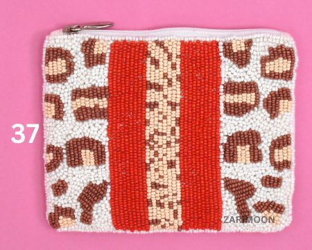 Beaded Coin Pouch, Beaded Coin Purse, Bead Coin Pouch, zarimoon